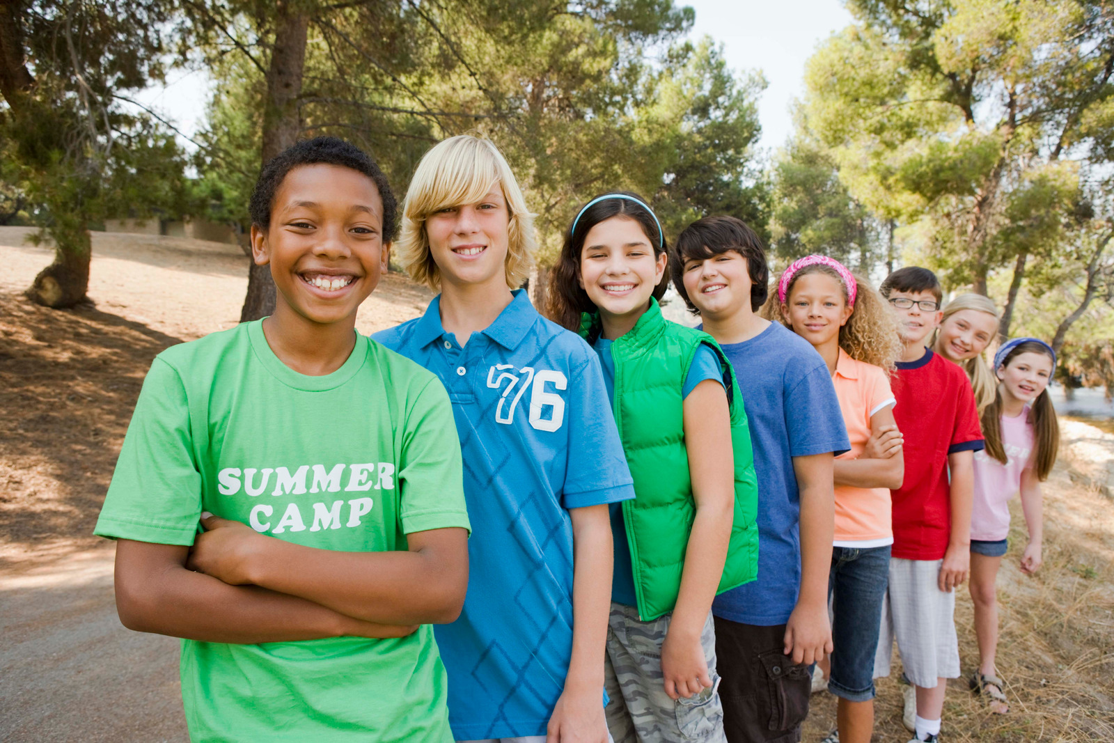 Children in summer camp